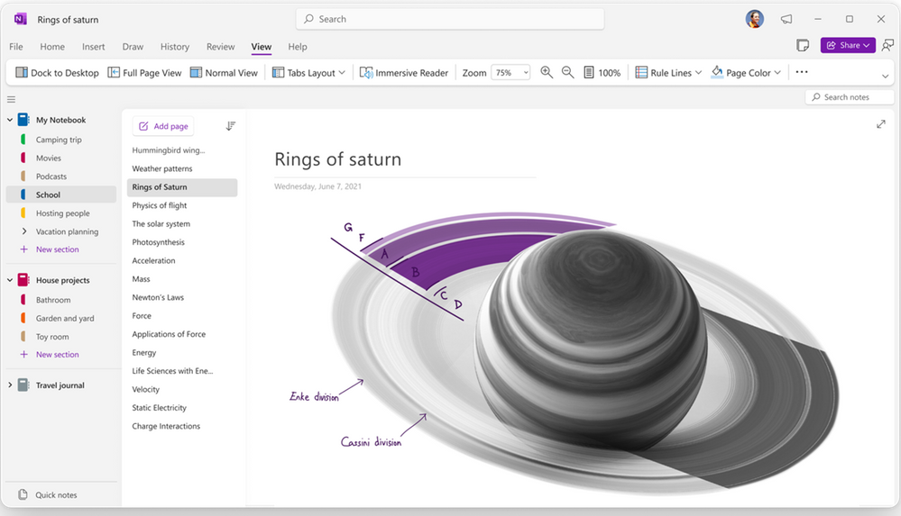 OneNote-ui